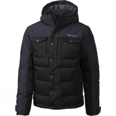 Chaquetas Marmot Fordham Hombre Negras - Chile UHP082194